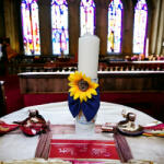 Ie Traditionala Lumanare Botez cu Floarea Soarelui 2