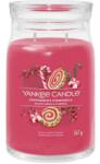 Yankee Candle Lumânare aromată, borcan Peppermint Pinwheels, 2 fitile - Yankee Candle Singnature 567 g