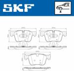 SKF set placute frana, frana disc SKF VKBP 80085 (VKBP 80085)