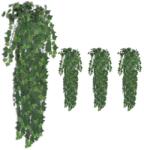 vidaXL Tufișuri de iederă artificială, 4 buc. , verde, 90 cm (3051480)