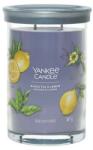 Yankee Candle Lumânare aromată, borcan Black Tea & Lemon, 2 fitile - Yankee Candle Singnature 567 g