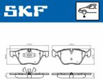 SKF set placute frana, frana disc SKF VKBP 80702 - automobilus