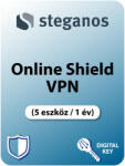 Avanquest Software mySteganos Online Shield VPN (5 eszköz / 1 év) (Elektronikus licenc) (S-240103-0474)