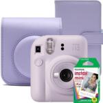 Fujifilm Instax Mini 12 Lilac Purple 10 + album cover Aparat foto analogic