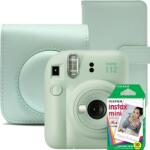 Fujifilm Instax Mini 12 Mint Green 10 + album cover Aparat foto analogic