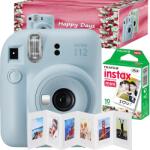 Fujifilm Instax Mini 12 Pastel Blue 10 + Happy Days Aparat foto analogic