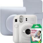 Fujifilm Instax Mini 12 Clay White 10 + cover and album Aparat foto analogic