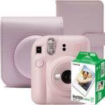 Fujifilm Instax Mini 12 Blossom Pink + Set 20 Aparat foto analogic