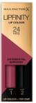 MAX Factor Lipfinity 24HRS Lip Colour hosszan tartó rúzs ajakbalzsammal 4.2 g árnyék 330 Essential Burgundy