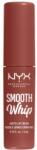 NYX Cosmetics Smooth Whip Matte Lip Cream habosított állagú rúzs a tökéletesen sima ajkakért 4 ml árnyék 03 Latte Foam