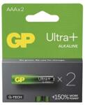 GP Batteries GP Ultra Plus alkáli elem AAA 2db (B03112) - bestbyte