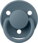 BIBS Suzeta De Lux Silicon BIBS Petrol, tetina rotunda, marime universala (0-3 ani) (1010260C)