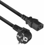 ACT AC3305 Powercord mains connector CEE 7/7 male (angled) - C13 black 2m Black (AC3305) - pcland