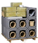 PGM 14cm átmérő/8m magas, 3 rétegű szigetelt kéményrendszer