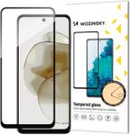 Wozinsky Durable Wozinsky Full Glue Tempered Glass for Motorola G73 Full Screen with Frame - Black - pcone