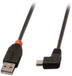 Lindy 31970 USB kábel 0, 5 M USB 2.0 USB A Mini-USB B Fekete (31970) (31970)