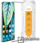 ENKAY HUAWEI Honor Magic6 Lite, Honor X9b, X50, ENKAY HAT PRINCE EasyInstall üvegfólia, 9H, FEKETE