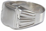 Ékszershop Fényes ezüst pecsétgyűrű (2145694)