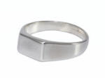 Ékszershop Fényes ezüst pecsétgyűrű (2153997)