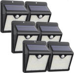  6 db kültéri lámpa készlet 150 LED-del, napelemes töltés és mozgásérzékelővel, 2000mAh (B08RNF73J7)
