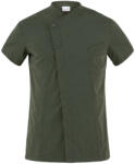 Giblor's Harry - Szupervékony katonazöld színű rövid ujjú szakácskabát (23P08G217-102)