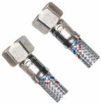 Aqualine Aqualine, Rugalmas rozsdamentes acél tömlő FxF 1/2"x1/2", 30cm, 33153 (33153)