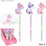  Ylvi Ceruza Unikornissal, Rózsaszín Unikornis