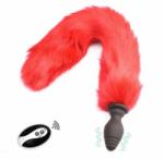 Guilty Toys Dop Anal cu Coada, 10 Moduri Vibratii (45.5cm)