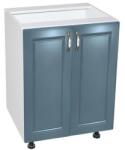 Spectral Mobila Corp inferior 60 cu 2 usi Zebra MDF Albastru drept