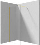 Deante Paravan dus walk-in sticla securizata 100x195 cm auriu lucios Deante Prizma (KTJ_Z30P)