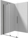 Deante Paravan dus sticla securizata walk-in cu usa glisanta, 100x195 cm, titan, Deante Prizma (KTJ_D30R)