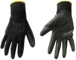 GEKO szerelőkesztyű poliuretán bevonattal (fekete) M / 8 (G73511)