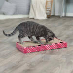 TRIXIE Scratching Cardboard - kaparó kartonból, labdákkal (pink) 48×5×25cm