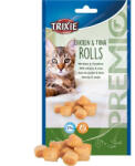 TRIXIE Premio Chicken & Tuna Rolls - jutalomfalat (csirke, tonhal) macskák részére (50g)