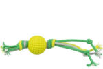 TRIXIE rope with ball - játék (labda kötéllel) kutyák részére (Ø9x44cm)