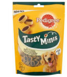 PEDIGREE Tasty Minis Cheesy Nibbles - jutalomfalat (marhás, sajtos) kutyák részére (140g)
