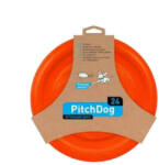 PitchDog Lightweight And Flexible Flying Disk For Dogs - játék (frizbi, narancssárga) kutyák részére (Ø24cm)
