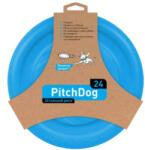 PitchDog Lightweight And Flexible Flying Disk For Dogs - játék (frizbi, kék) kutyák részére (Ø24cm)