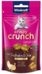 Vitakraft Crispy Crunch - jutalomfalat (pulyka&chiamag) macskák részére (60g)