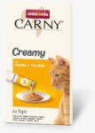 Animonda Carny Adult Creamy mit Huhn + Taurin - kiegészítő eleség (csirke, taurin) macskák részére (6x15g)