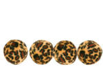 TRIXIE Set of Toy Balls with Leopard Print - játék (labda) macskák részére (ø4cm/4db)