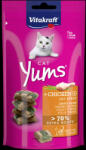 Vitakraft Cat Yums Snack - puha jutalomfalat (csirke, macskafű) macskák részére (40g)