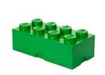 LEGO® Cutie depozitare LEGO® 2x4 verde închis