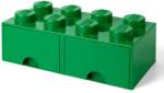 LEGO® Cutie depozitare LEGO 2x4 cu sertare, verde (40061734) - orasuljucariilor