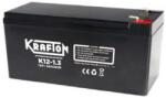 KRAFTON K12-1.3 szünetmentes akkumulátor, 12V 1, 3Ah (K12-1.3)