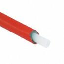 TIEMME Teava PEX alba 20 x 2 mm colac L=100m - cu izolatie termica rosie (0330002)