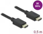 Delock HDMI Conector Negru 50cm 85386 (85386)