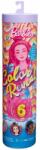 Mattel Papusa surpriza Barbie, Color Reveal Rainbow, 6 surprize, HRK06 Papusa Barbie