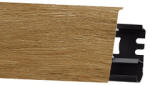 Arbiton -Indo 7 cm-es parkettaszegélyléc (250 cm) gumi szegélyes, vízálló, rögzítősines: Jersey tölgy (158254000000000492 - INDO - 110 - JERSEY OAK)