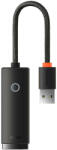 BASEUS Adaptor Retea Baseus Lite Series USB la RJ45, 100 Mbps (negru) WKQX000001
